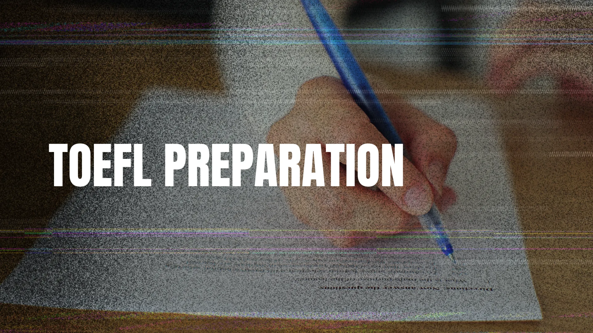 TOEFL Preparation